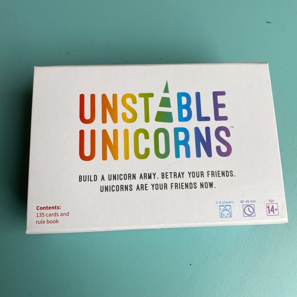 Opened but never played! Unstable Unicorns card game - Picture 1 of 2